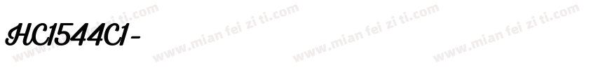 HC1544C1字体转换