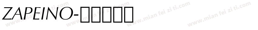 ZAPEINO字体转换