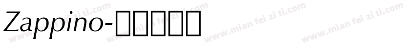 Zappino字体转换