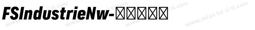 FSIndustrieNw字体转换