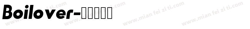 Boilover字体转换