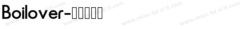 Boilover字体转换