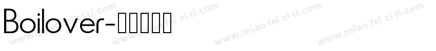 Boilover字体转换