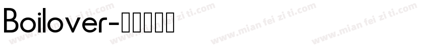 Boilover字体转换