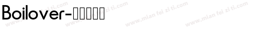 Boilover字体转换