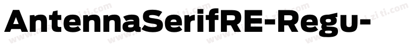 AntennaSerifRE-Regu字体转换