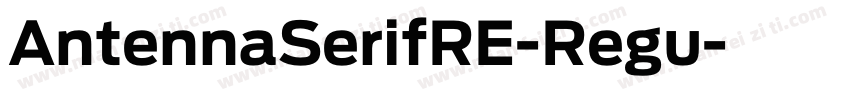 AntennaSerifRE-Regu字体转换