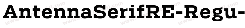 AntennaSerifRE-Regu字体转换