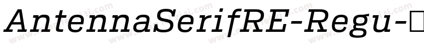 AntennaSerifRE-Regu字体转换
