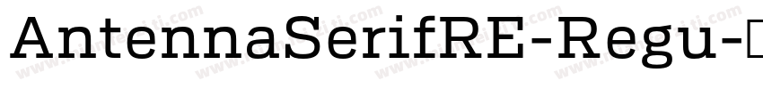 AntennaSerifRE-Regu字体转换