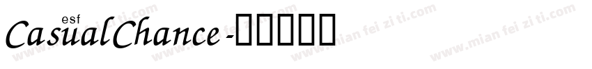 CasualChance字体转换