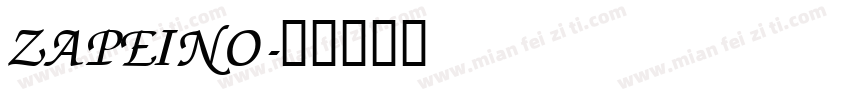 ZAPEINO字体转换