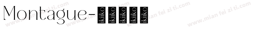 Montague字体转换