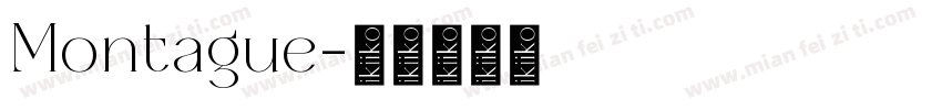 Montague字体转换