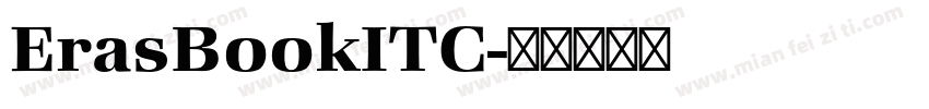 ErasBookITC字体转换