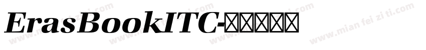 ErasBookITC字体转换