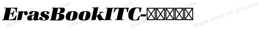 ErasBookITC字体转换