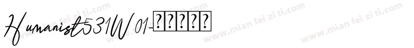 Humanist531W01字体转换