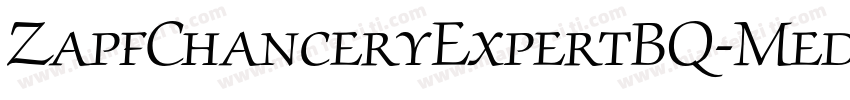ZapfChanceryExpertBQ-Medium字体转换