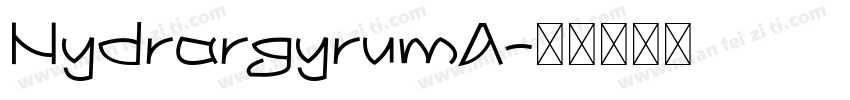 HydrargyrumA字体转换