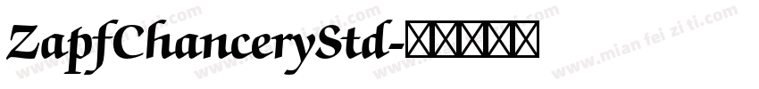 ZapfChanceryStd字体转换