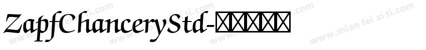 ZapfChanceryStd字体转换