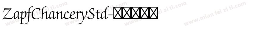 ZapfChanceryStd字体转换
