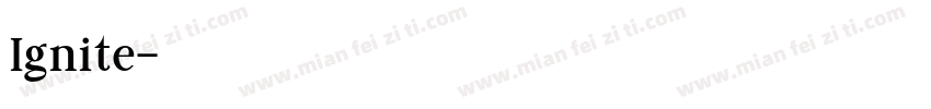 Ignite字体转换