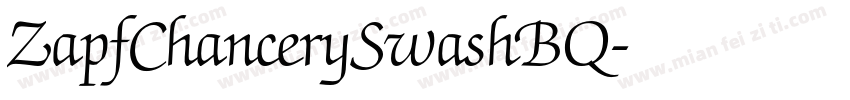 ZapfChancerySwashBQ字体转换