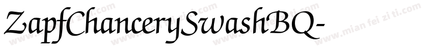ZapfChancerySwashBQ字体转换