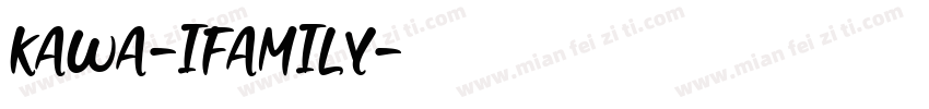 KAWA-IFAMILY字体转换