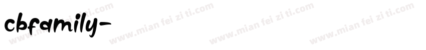 cbfamily字体转换