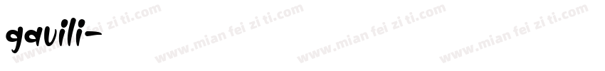 gavili字体转换