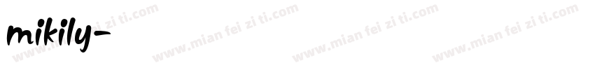 mikily字体转换