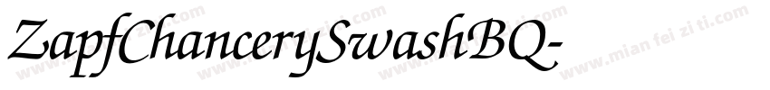 ZapfChancerySwashBQ字体转换