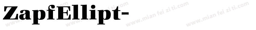 ZapfEllipt字体转换