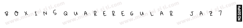 BoxInSquareRegular-JAz7字体转换