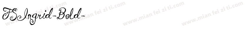 FSIngrid-Bold字体转换