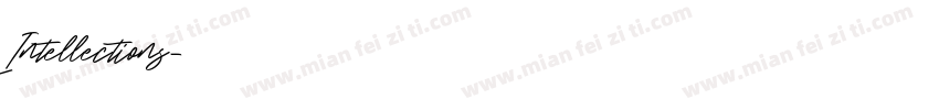 Intellections字体转换