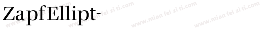 ZapfEllipt字体转换
