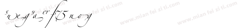 VNI-Zapfino字体转换