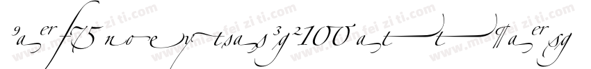 ZapfinoExtraLT-SmallCaps字体转换