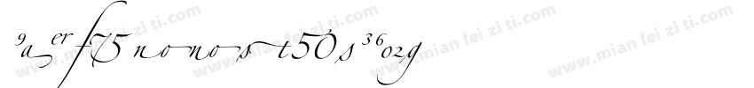 ZapfinoForteLTW02字体转换