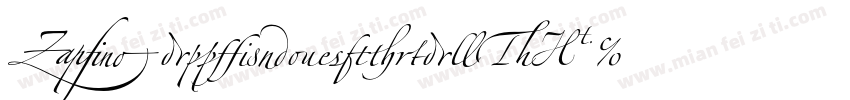 ZapfinoExtraLTX字体转换