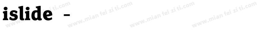 islide云犹字体转换