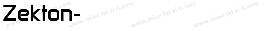 Zekton字体转换