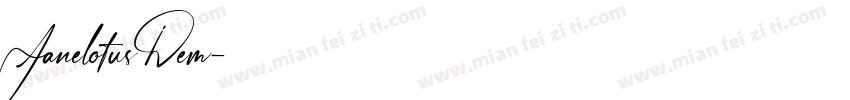 JanelotusDem字体转换