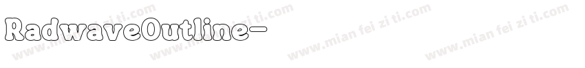 RadwaveOutline字体转换