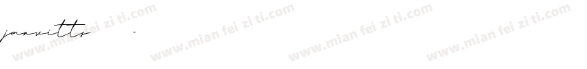 jarvitts潦草字体转换