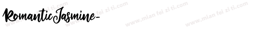 RomanticJasmine字体转换